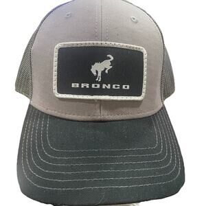 Ford Bronco Embroidered Patch Logo Unstructured Trucker Hat